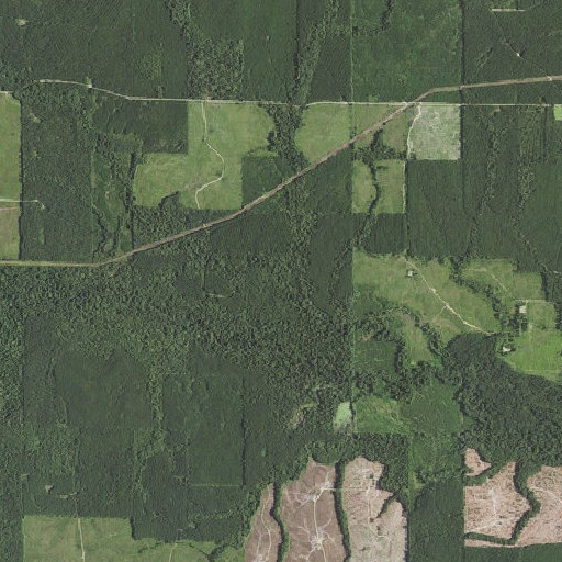 Aerial imagery of Lawrence Branch, AR