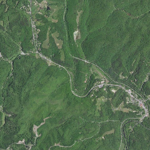 Aerial imagery of Calloway Branch, KY