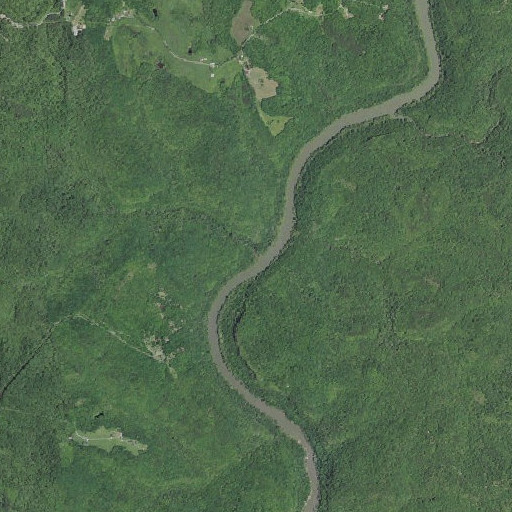 Aerial imagery of Camp Creek, KY