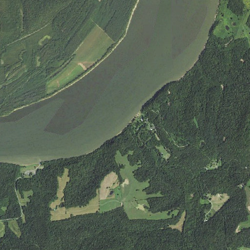 Aerial imagery of Camp Creek, KY