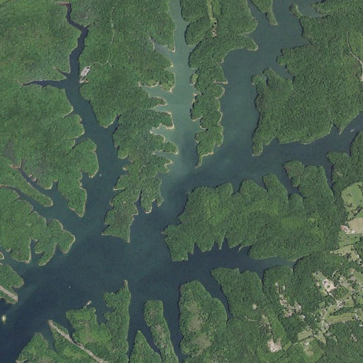 Aerial imagery of Cane Branch, KY