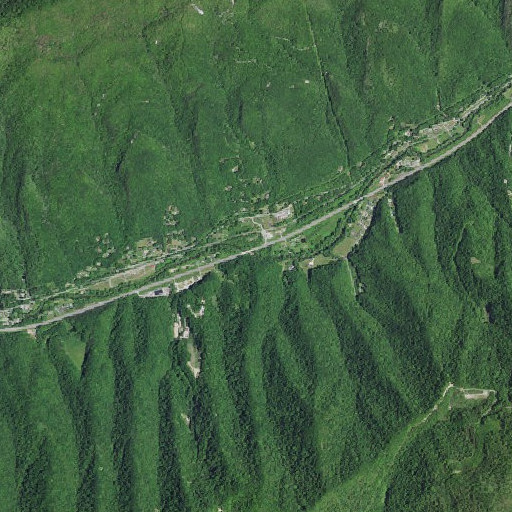 Aerial imagery of Chads Branch, KY