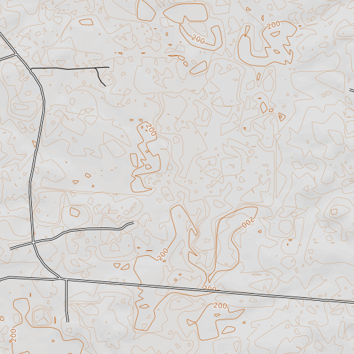 OpenTopoMap map of Lick Branch, AR