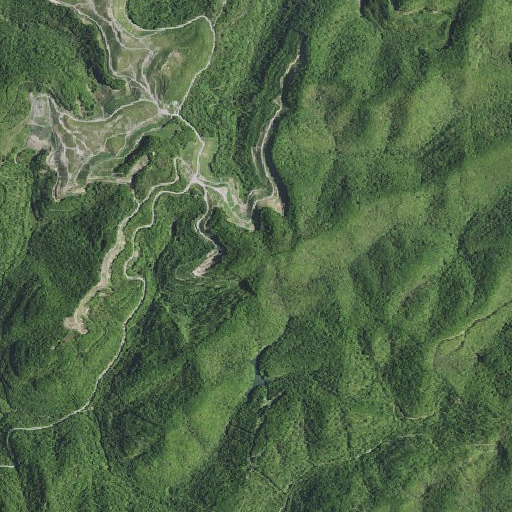 Aerial imagery of Chestnut Gap, KY