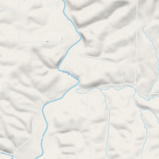 OpenStreetMap map of Lick Branch, AR