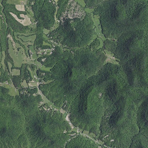 Aerial imagery of Chrisman Mountain, KY