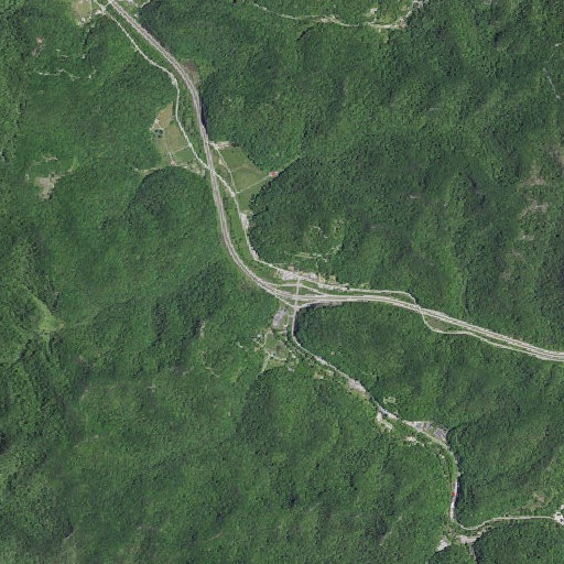 Aerial imagery of Clear Branch, KY