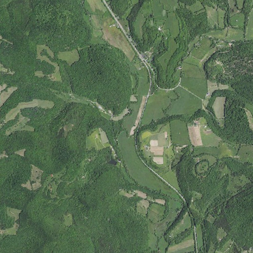 Aerial imagery of Clear Creek, KY