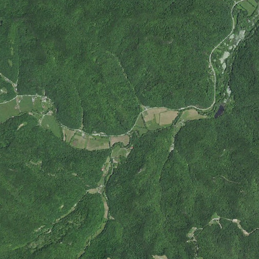 Aerial imagery of Clifton School, KY
