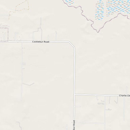 OpenStreetMap map of Lick Creek, AR