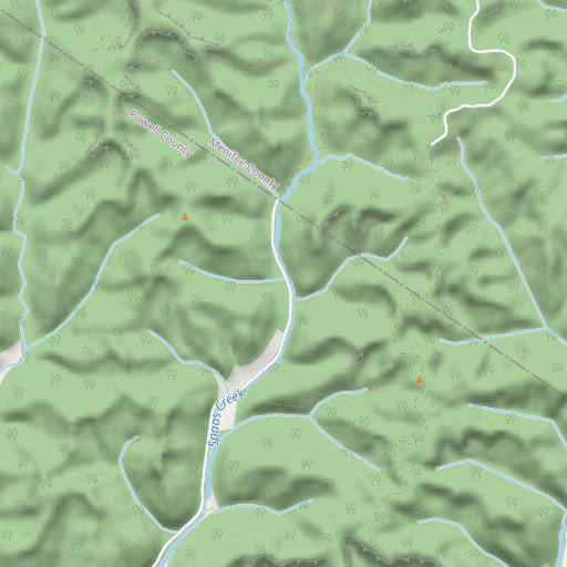OpenStreetMap map of Cold Spring Branch, KY
