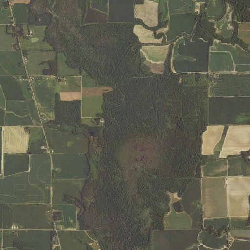 Aerial imagery of Lick Creek, AR