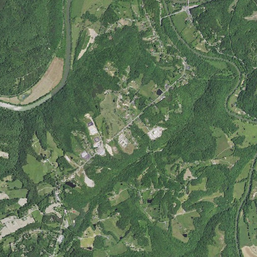 Aerial imagery of Congleton, KY