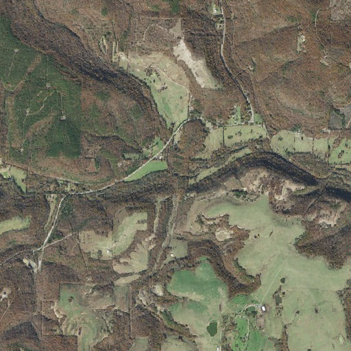 Aerial imagery of Lick Fork, AR