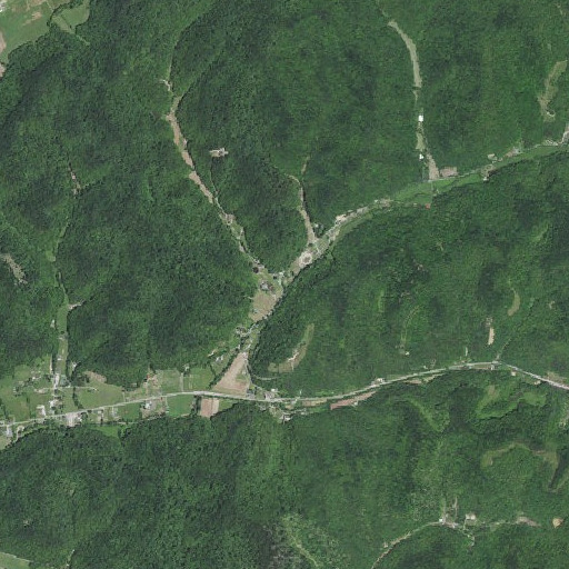 Aerial imagery of Cornwell Branch, KY