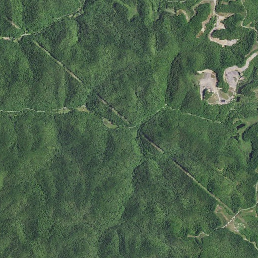 Aerial imagery of Cortland Fork, KY