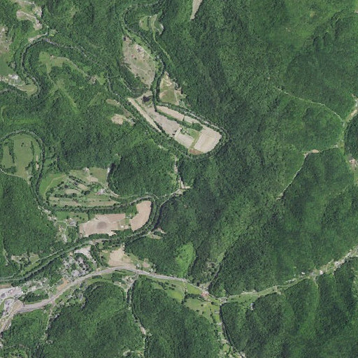 Aerial imagery of Cotton Gap, KY