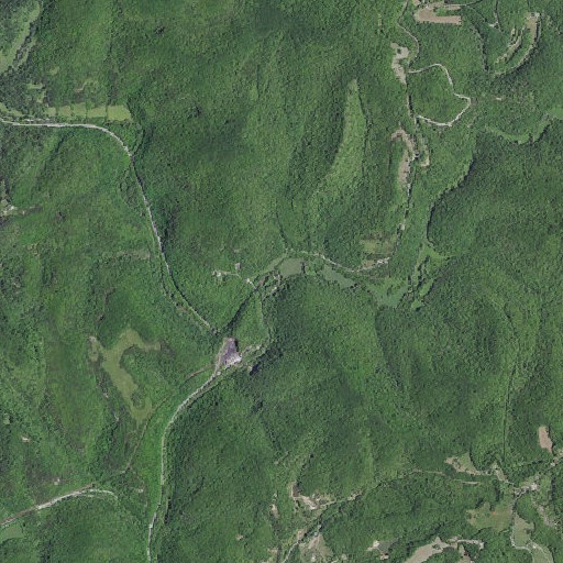 Aerial imagery of Crooked Creek, KY