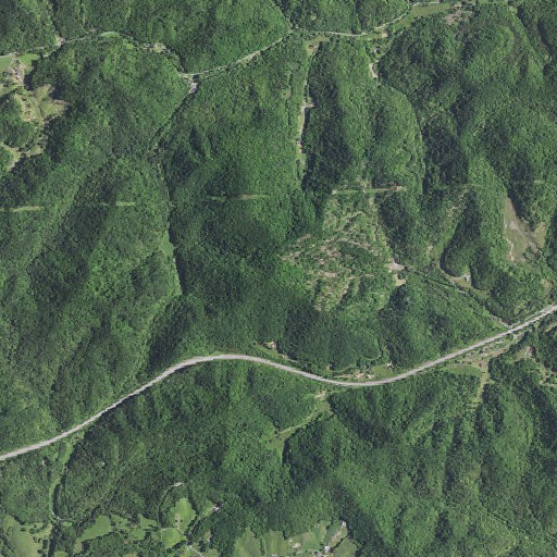 Aerial imagery of Cutoff Mountain, KY