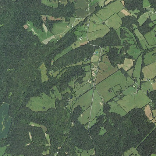 Aerial imagery of Cyclone Hill, KY