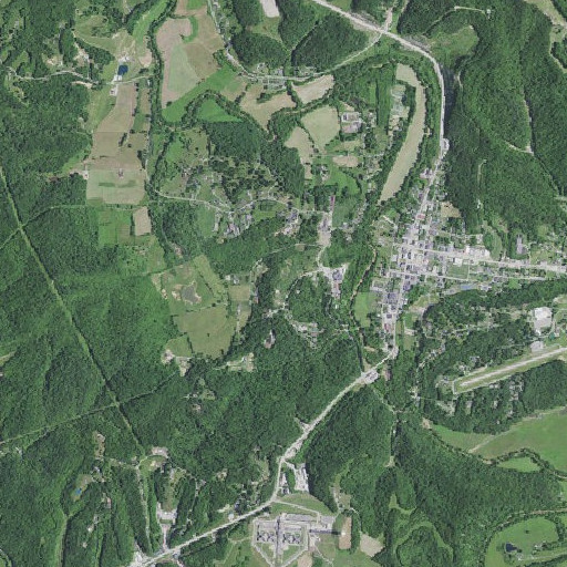 Aerial imagery of Daisy Knob, KY
