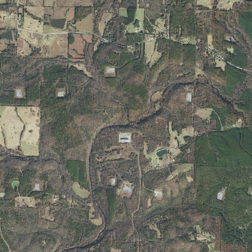 Aerial imagery of Linn Creek, AR