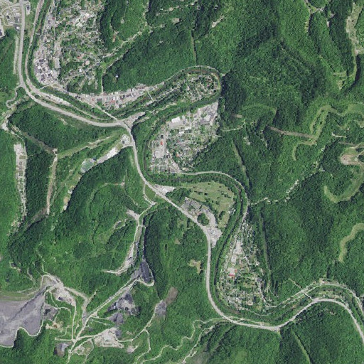 Aerial imagery of Davidson Branch, KY