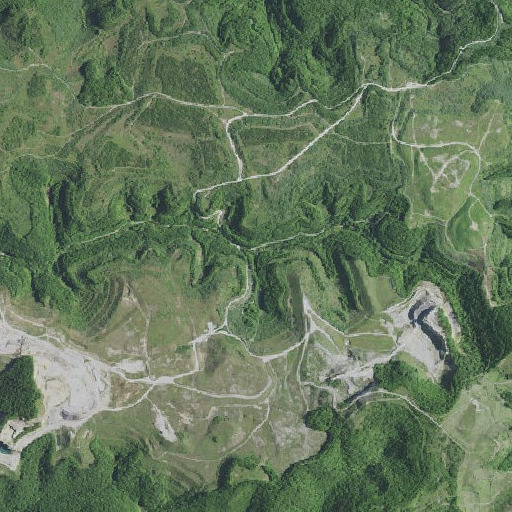 Aerial imagery of Deadening Fork, KY