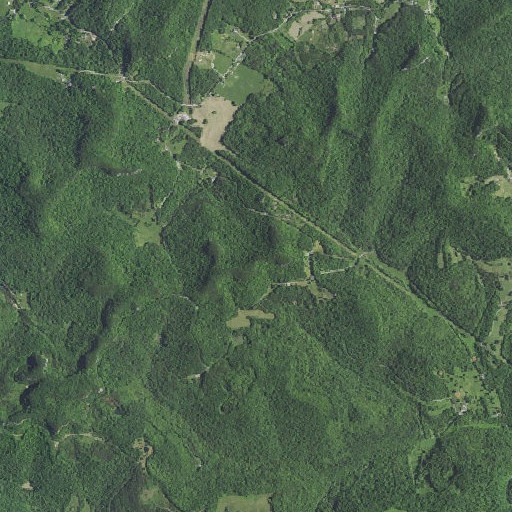 Aerial imagery of Denney Cliff, KY