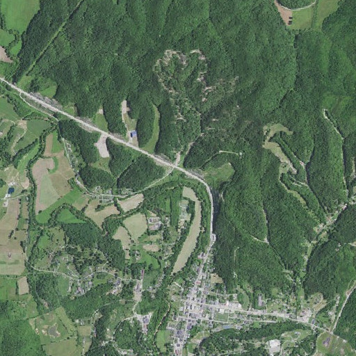 Aerial imagery of Devil Hollow, KY