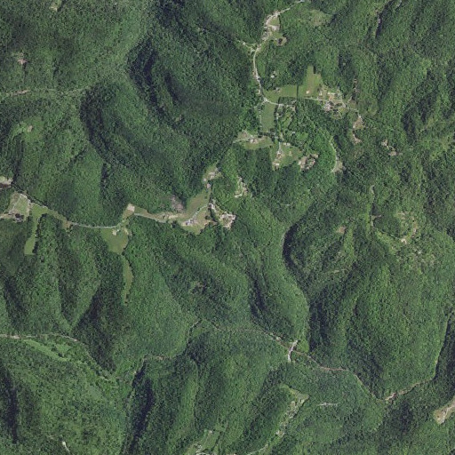 Aerial imagery of Drip Rock School, KY