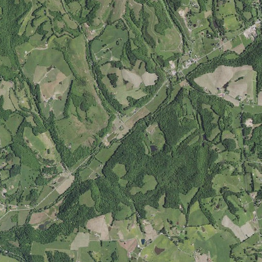 Aerial imagery of Dry Branch, KY