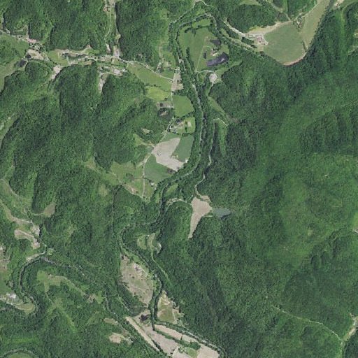 Aerial imagery of Fish Trap Branch, KY