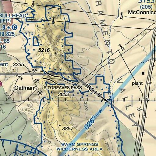 FAA VFR chart of Gold Trail Spring, AZ