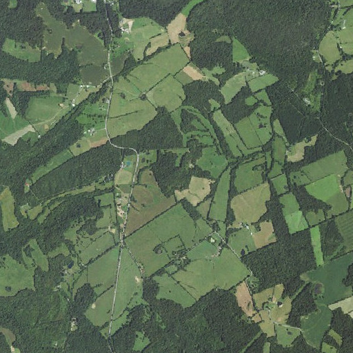 Aerial imagery of Graves Knob, KY