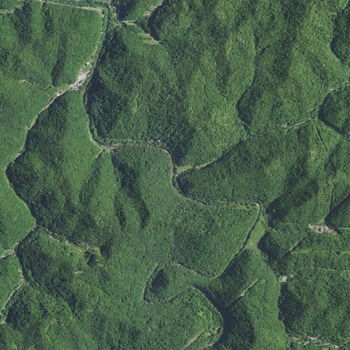 Aerial imagery of Hurricane Creek, KY