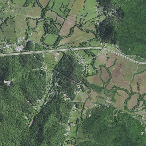 Aerial imagery of Mill Knob, KY
