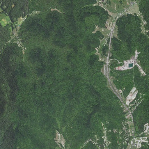 Aerial imagery of Morris Mountain, KY