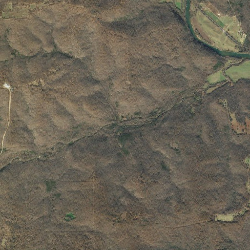 Aerial imagery of Long Branch, AR