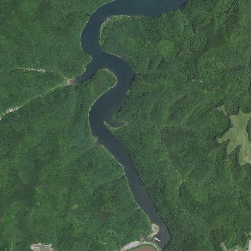 Aerial imagery of Murder Branch, KY