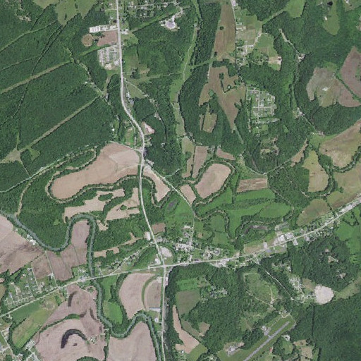 Aerial imagery of Murphy Branch, KY