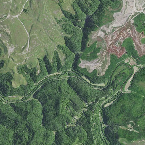 Aerial imagery of Napier Branch, KY