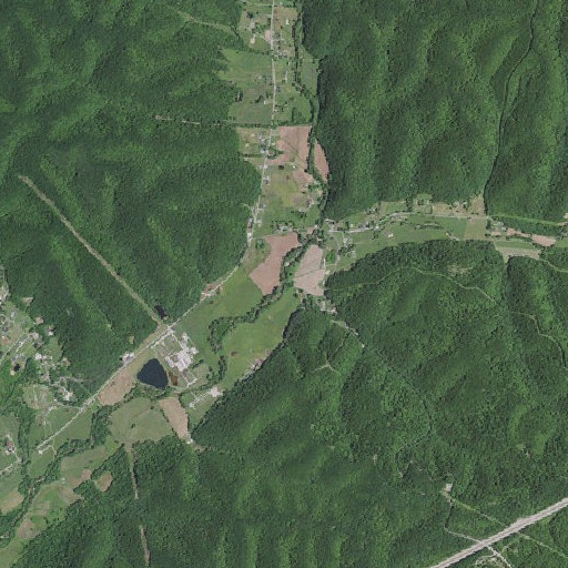 Aerial imagery of Nickell Branch, KY