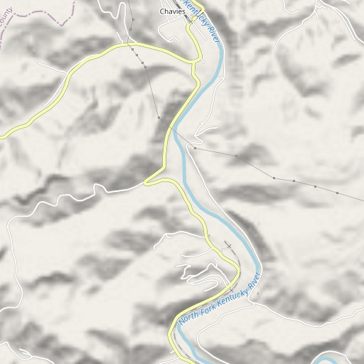 OpenStreetMap map of Oldhouse Branch, KY