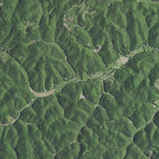 Aerial imagery of Pennington Fork, KY