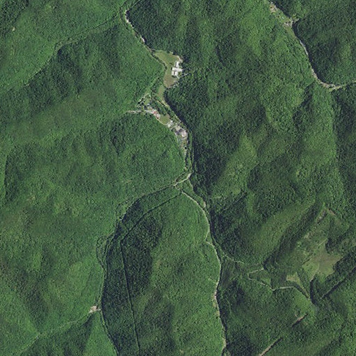 Aerial imagery of Phillips Fork, KY