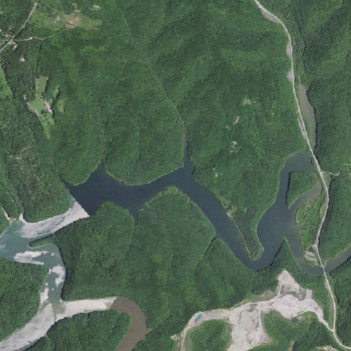 Aerial imagery of Pickett Branch, KY