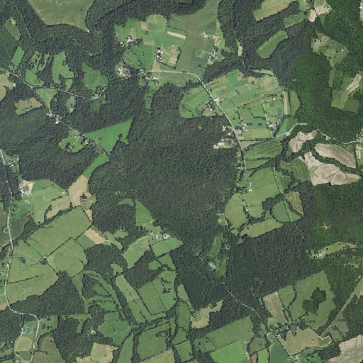 Aerial imagery of Pickren Hill, KY