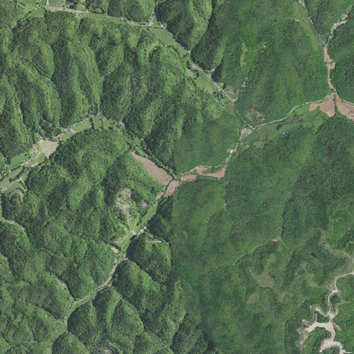 Aerial imagery of Pigeon Roost Branch, KY