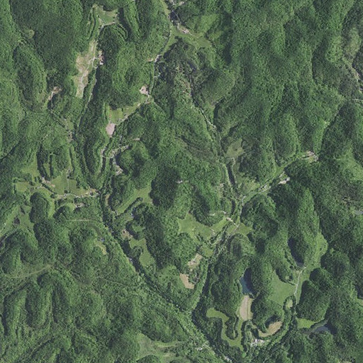 Aerial imagery of Pilot Mountain, KY